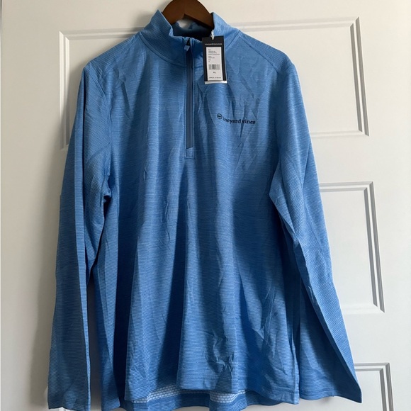 Vineyard Blue Quarter-Zip Pullover XL nwt - Picture 1 of 7